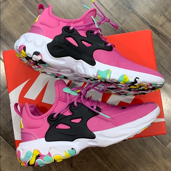 Nike React Presto MC GS Cosmic Fuchsia Emerald Ris - Picture 16 of 16